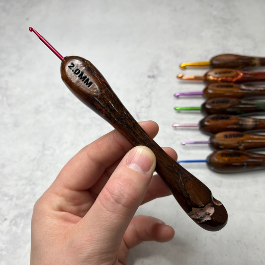 NEW Fractal Burn Crochet Hook