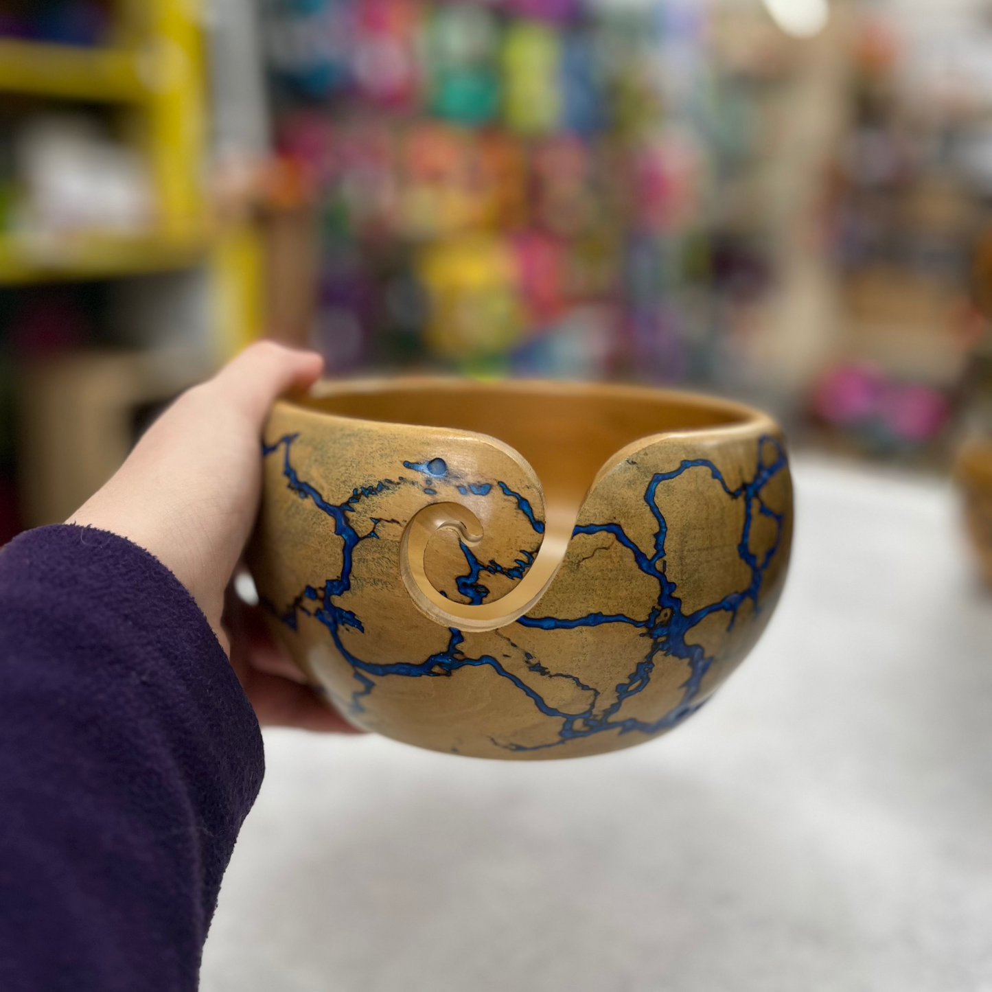 Regular Yarn Bowl (Mango Wood)