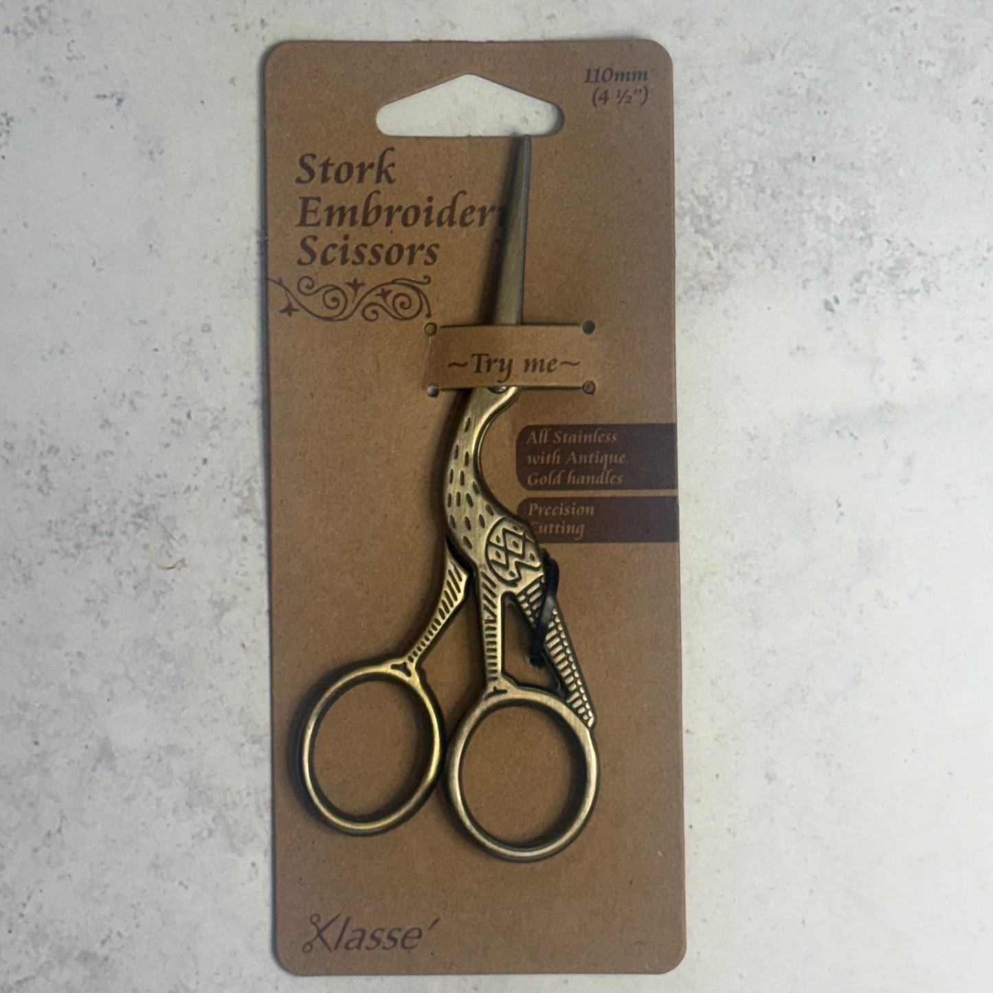 Stork Embroidery Scissors