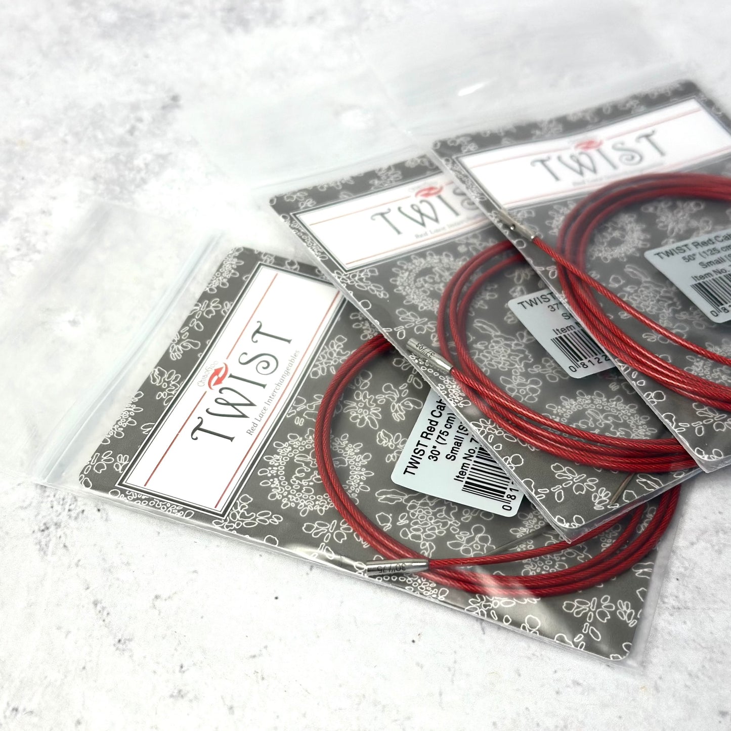 ChiaoGoo Twist Red Cables