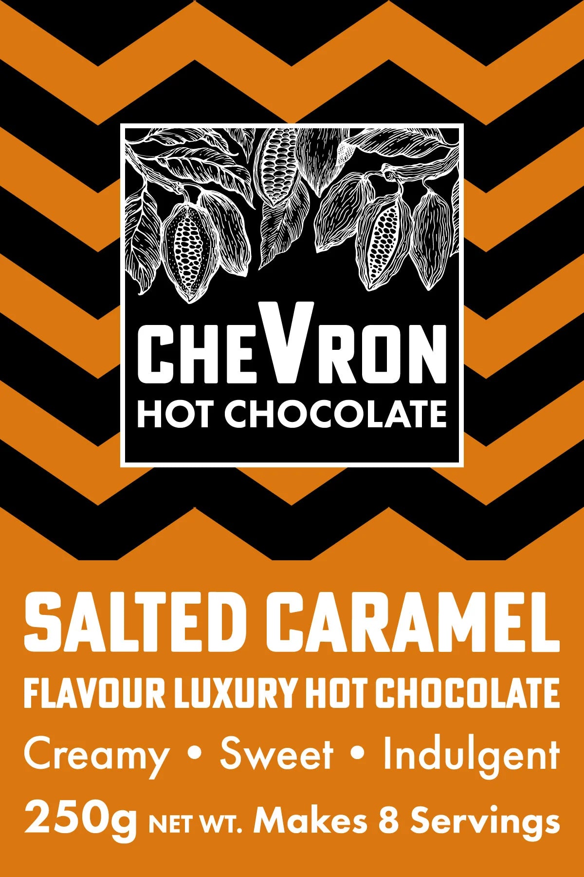 Chevron Hot Chocolate 250g Pouches