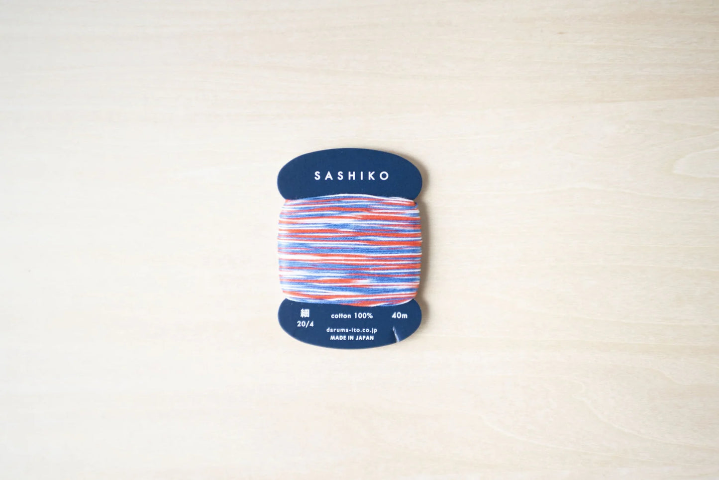 DARUMA Sashiko Thread Card: Kasuri