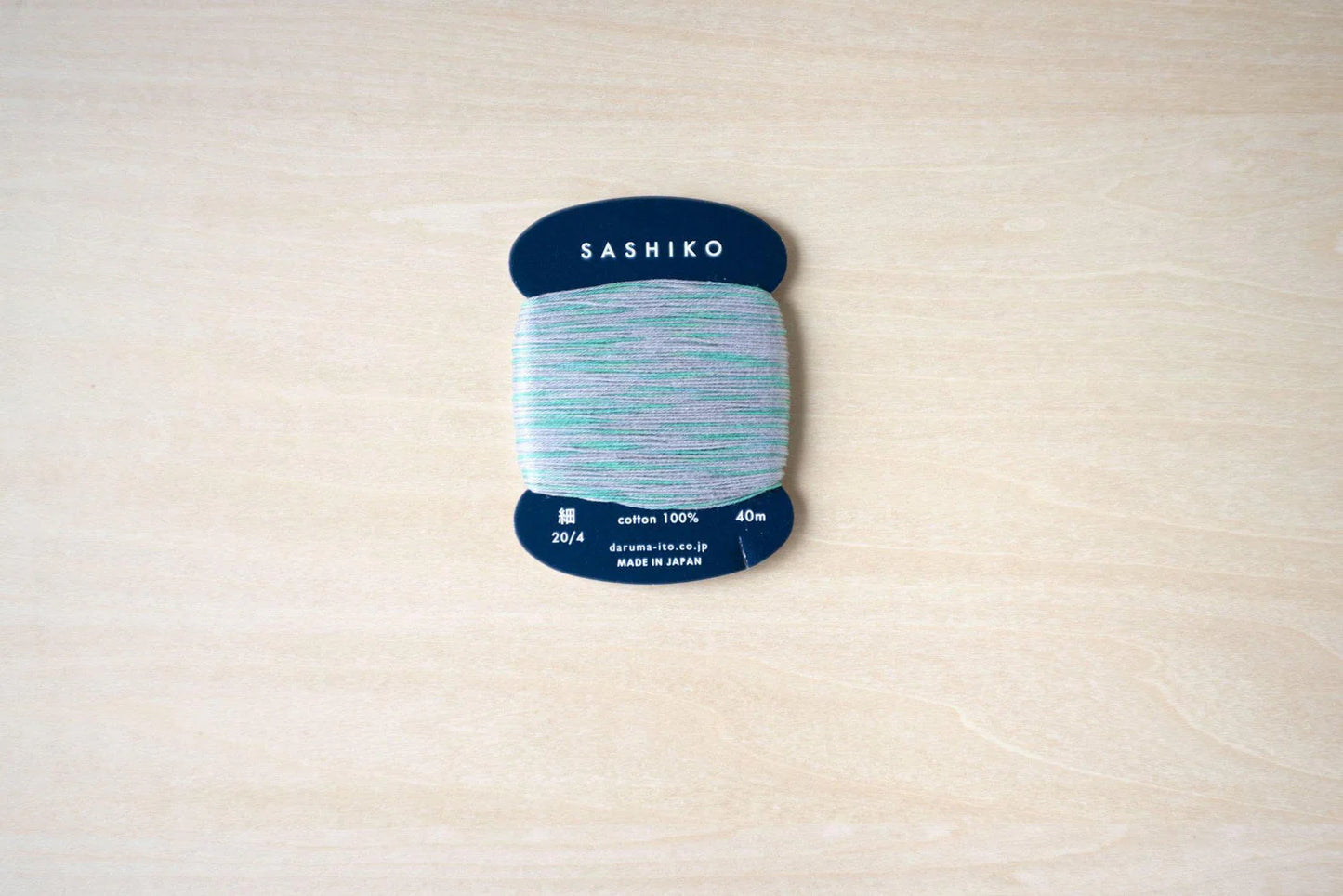 DARUMA Sashiko Thread Card: Kasuri