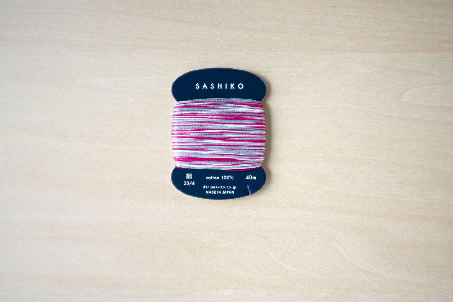 DARUMA Sashiko Thread Card: Kasuri