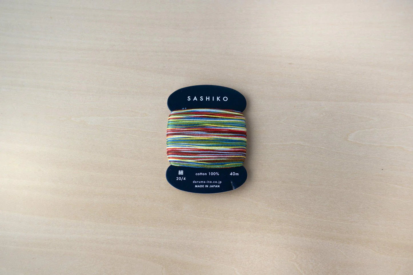 DARUMA Sashiko Thread Card: Kasuri