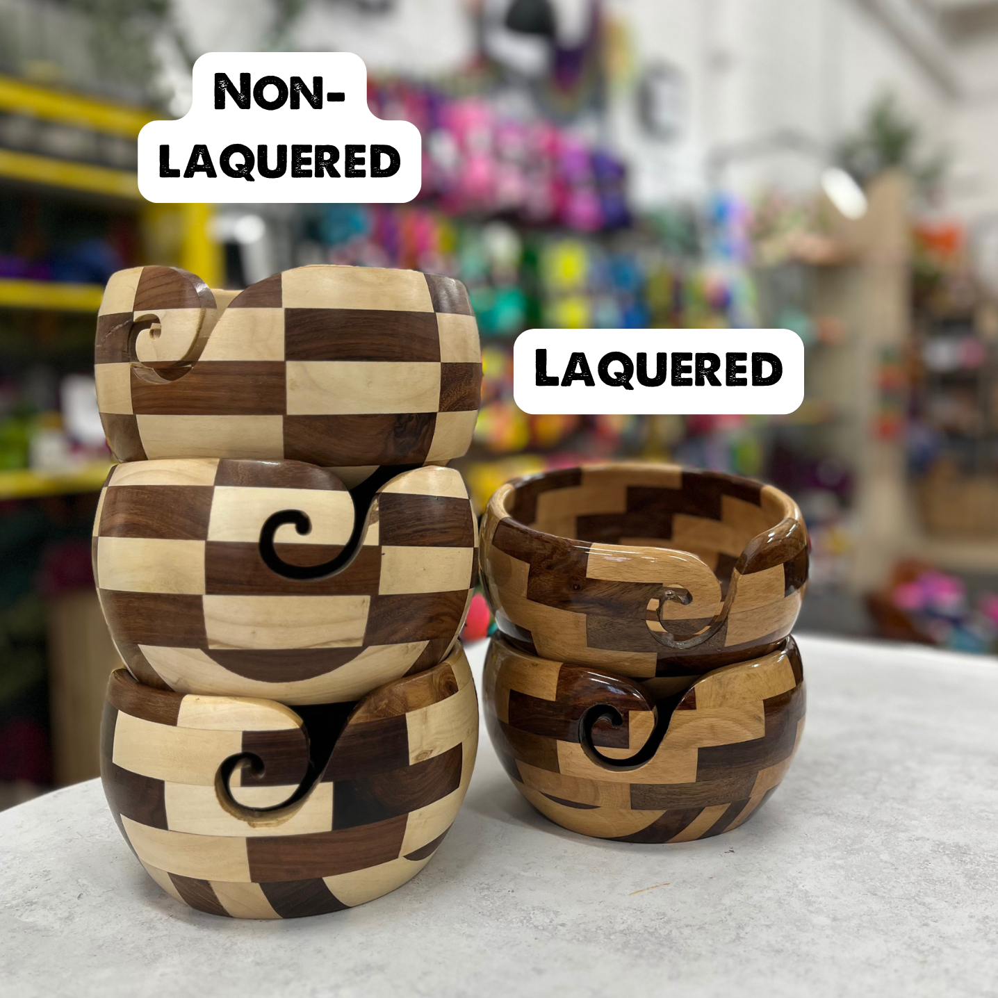 Regular Yarn Bowl: Chequered