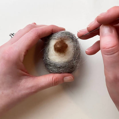 Hedgehog Needle Felting Kit