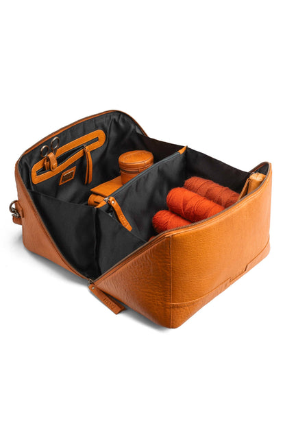 Cleo XL Project Bag: Whisky / One size