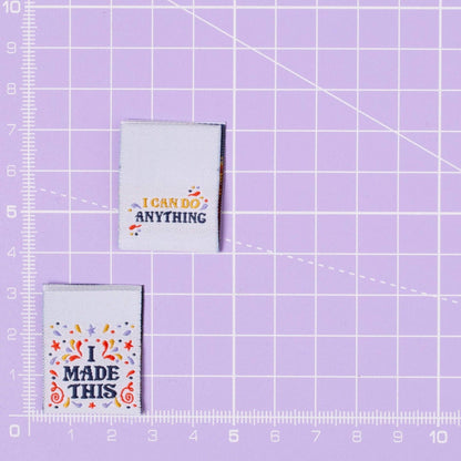 I MADE THIS - I CAN DO ANYTHING - Sewing Labels Tags