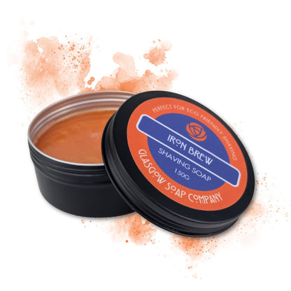 Iron Brew Solid Shaving Soap in Tin 150g