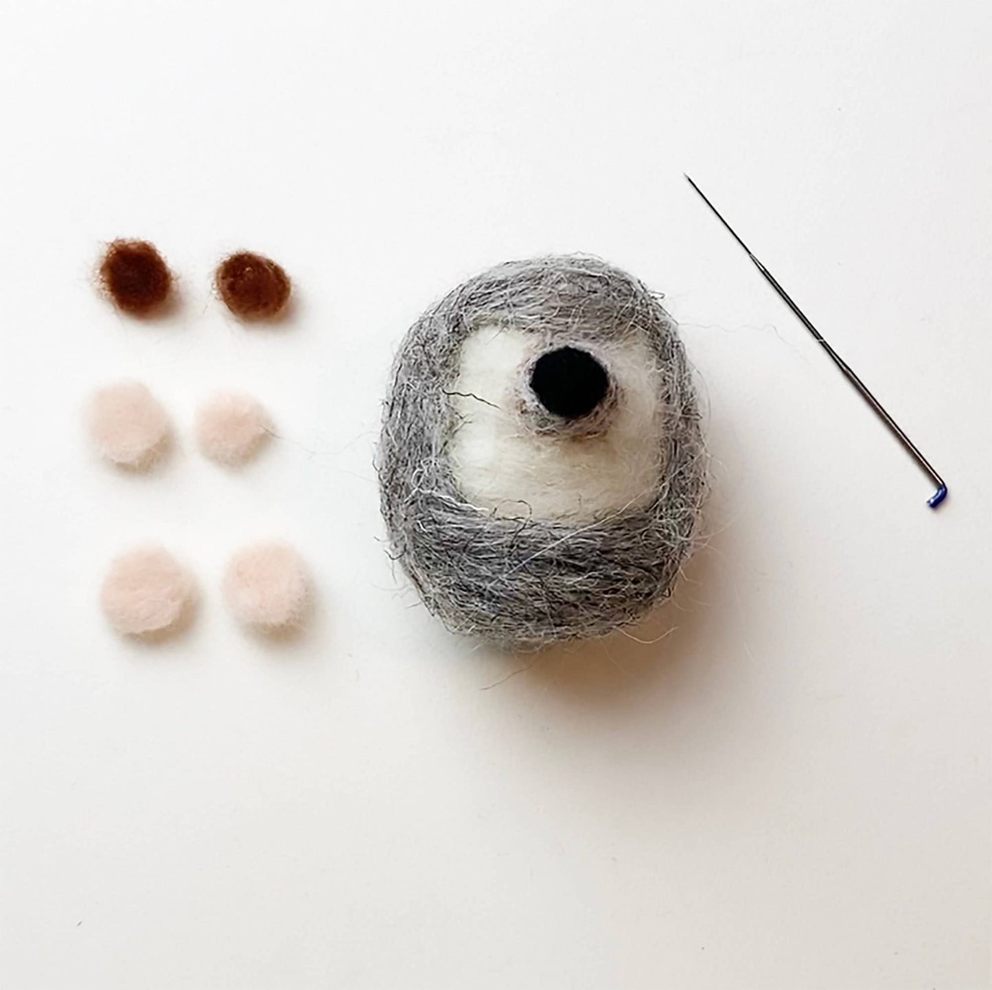 Hedgehog Needle Felting Kit