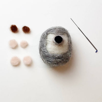 Hedgehog Needle Felting Kit