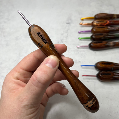 NEW Fractal Burn Crochet Hook