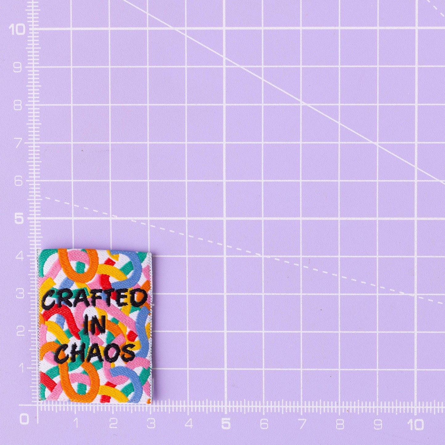 CRAFTED IN CHAOS  - Sewing Labels Tags