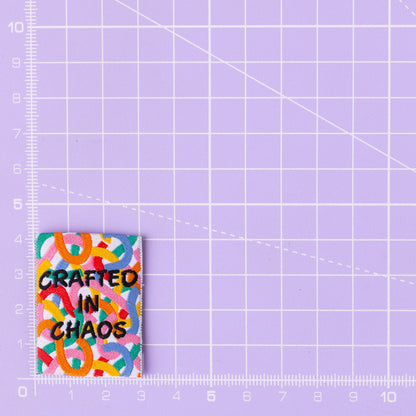 CRAFTED IN CHAOS  - Sewing Labels Tags