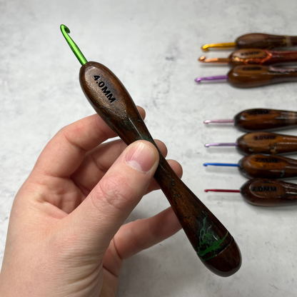 NEW Fractal Burn Crochet Hook