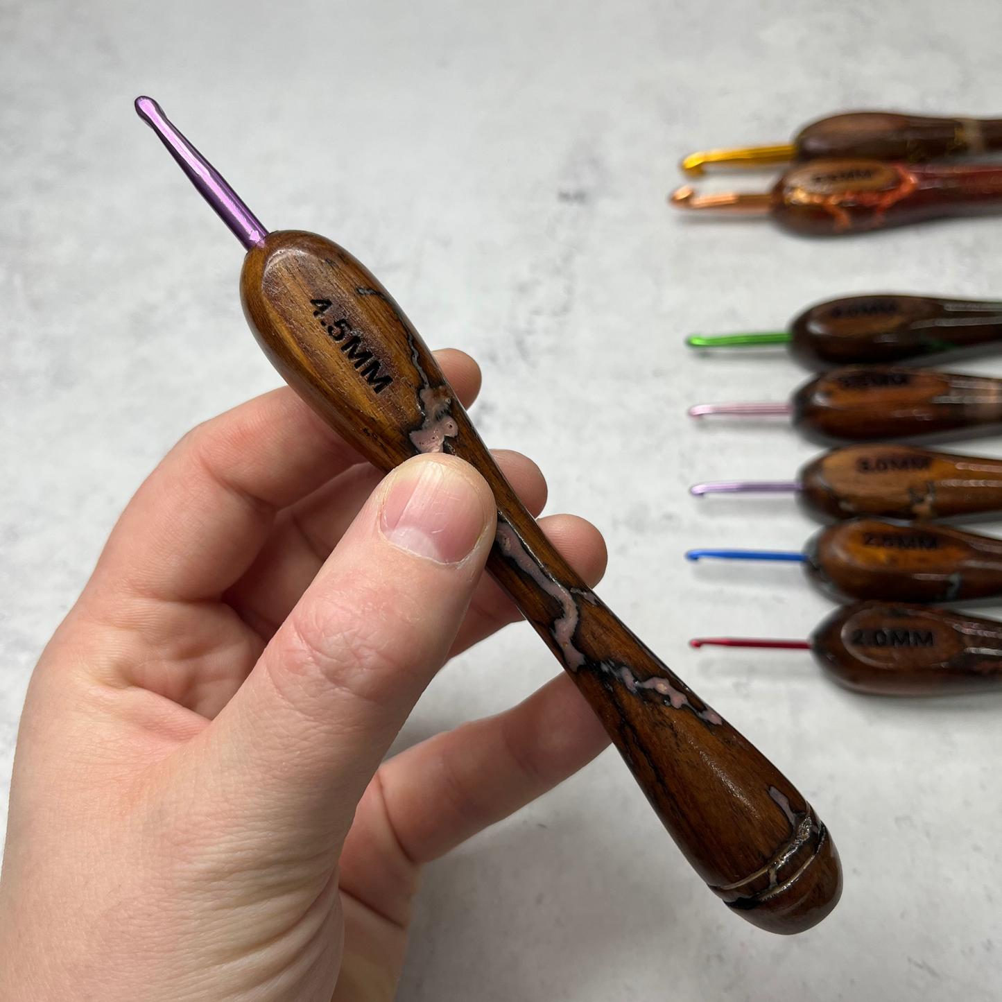 NEW Fractal Burn Crochet Hook