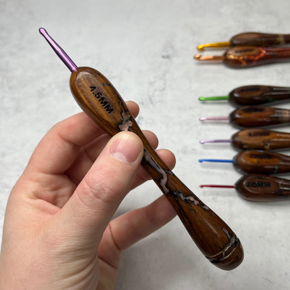 NEW Fractal Burn Crochet Hook