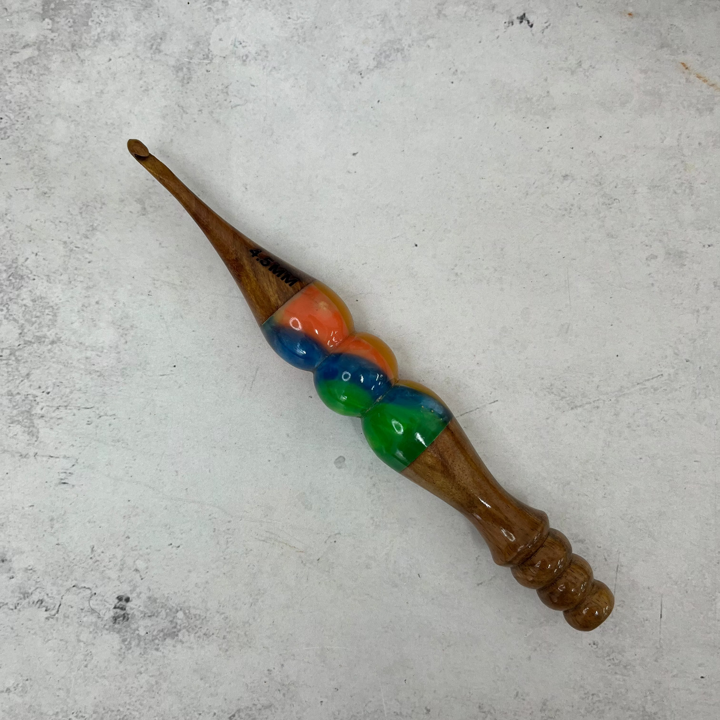 Hand Carved Wooden Crochet Hooks