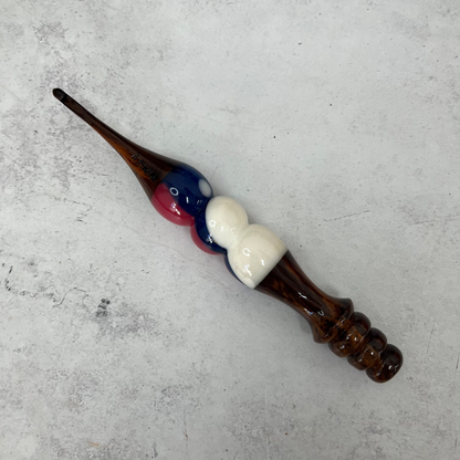 Hand Carved Wooden Crochet Hooks