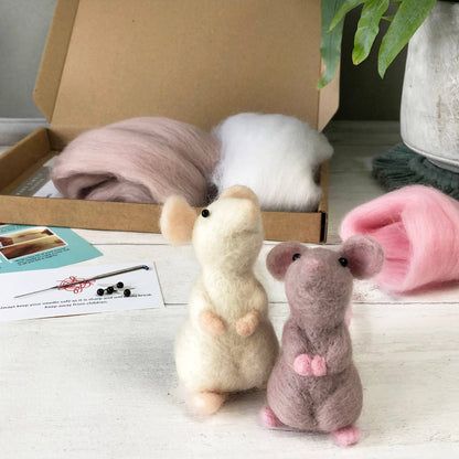 Mice Needle Felting Kit