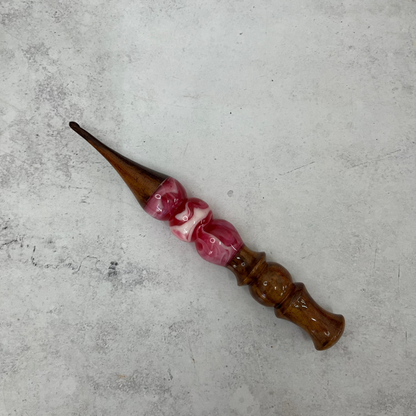 Hand Carved Wooden Crochet Hooks