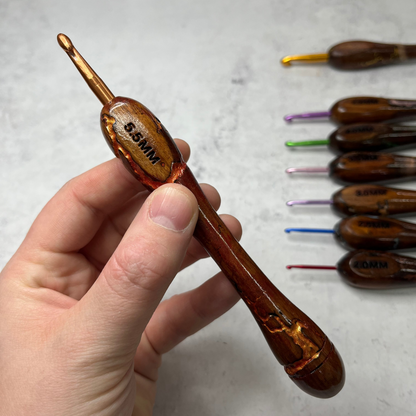 NEW Fractal Burn Crochet Hook