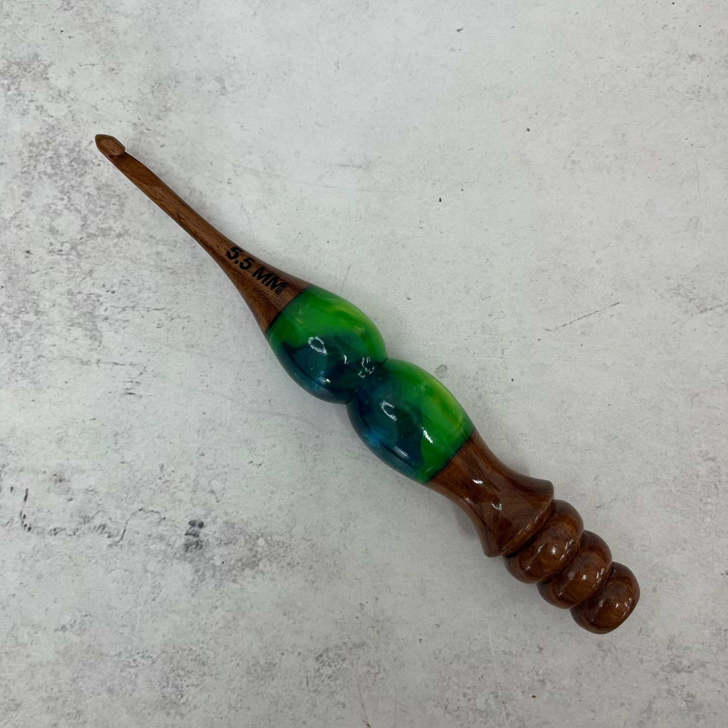 Hand Carved Wooden Crochet Hooks