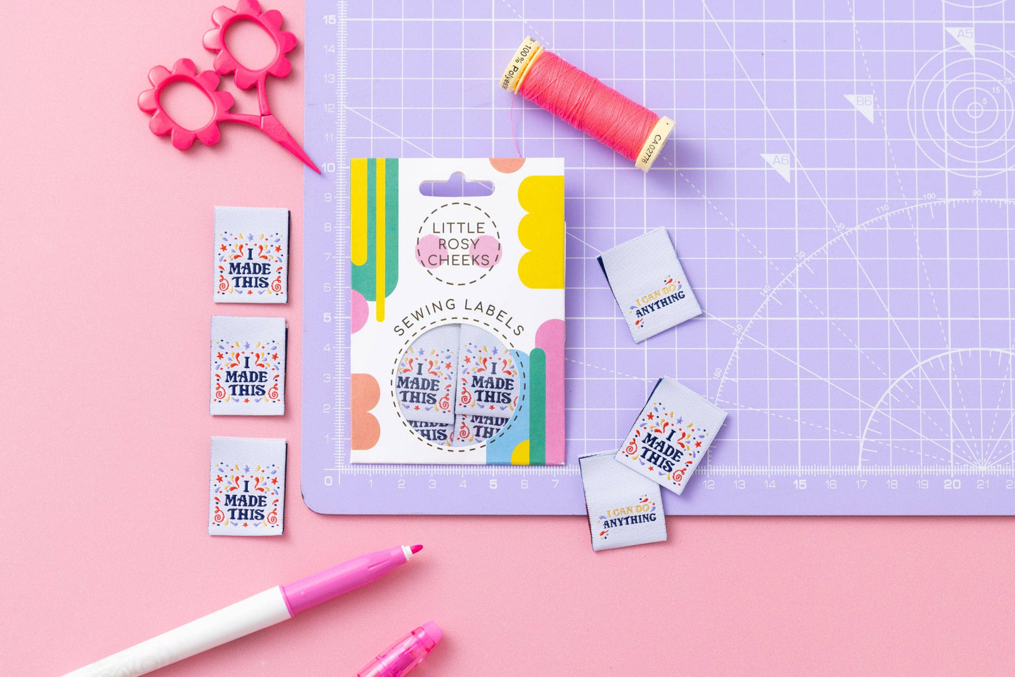 I MADE THIS - I CAN DO ANYTHING - Sewing Labels Tags