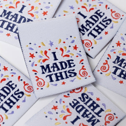 I MADE THIS - I CAN DO ANYTHING - Sewing Labels Tags