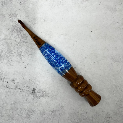 Hand Carved Wooden Crochet Hooks
