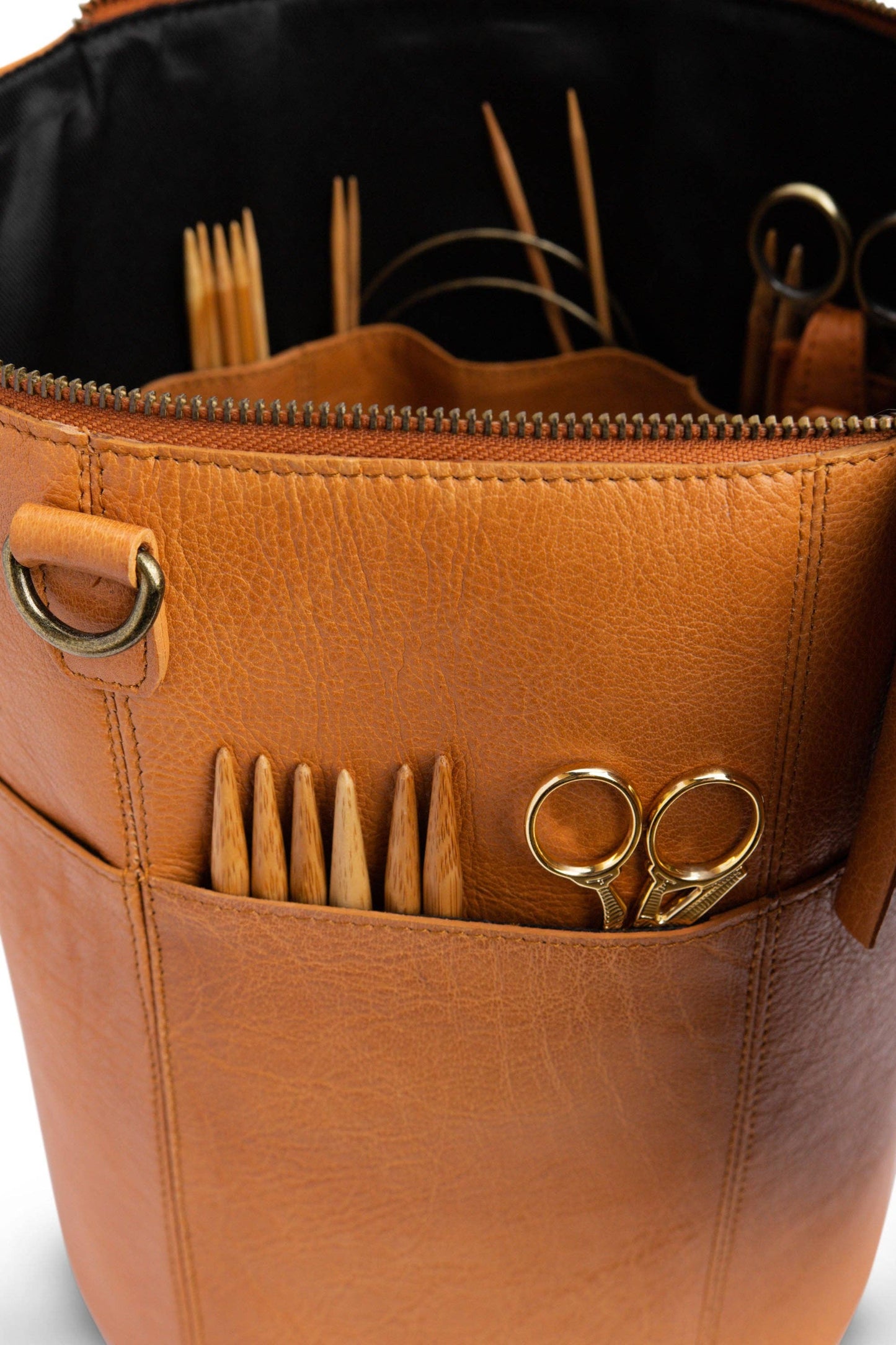 Saturn XL Project Bag: Whisky / One size