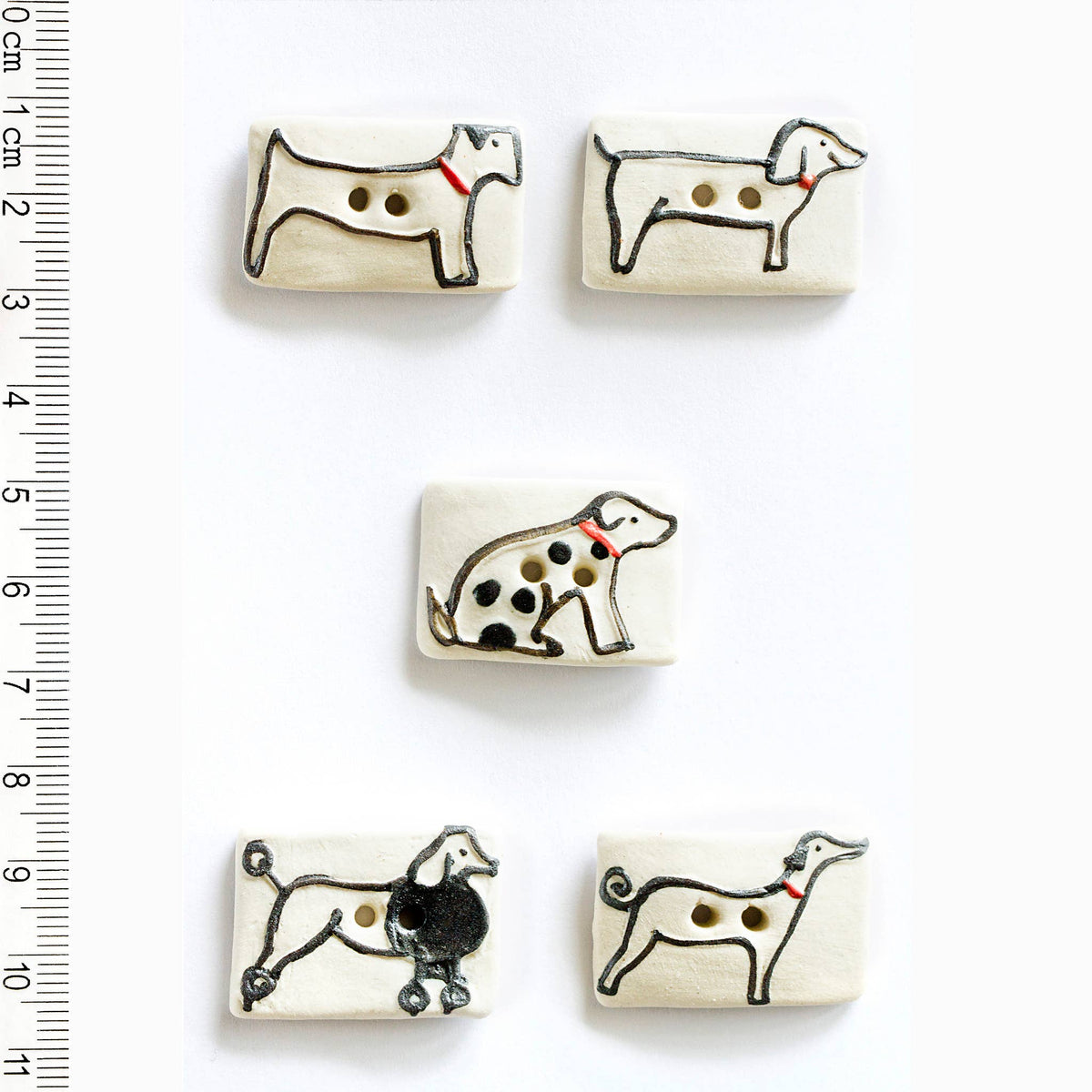 Mixed Dogs Buttons