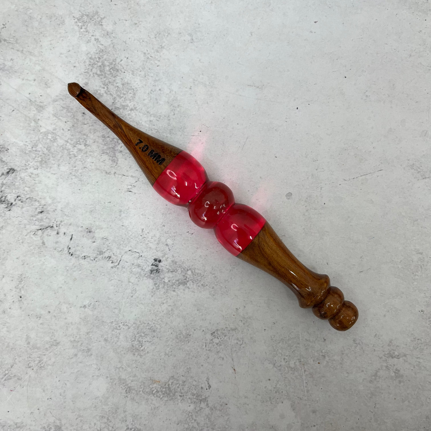 Hand Carved Wooden Crochet Hooks