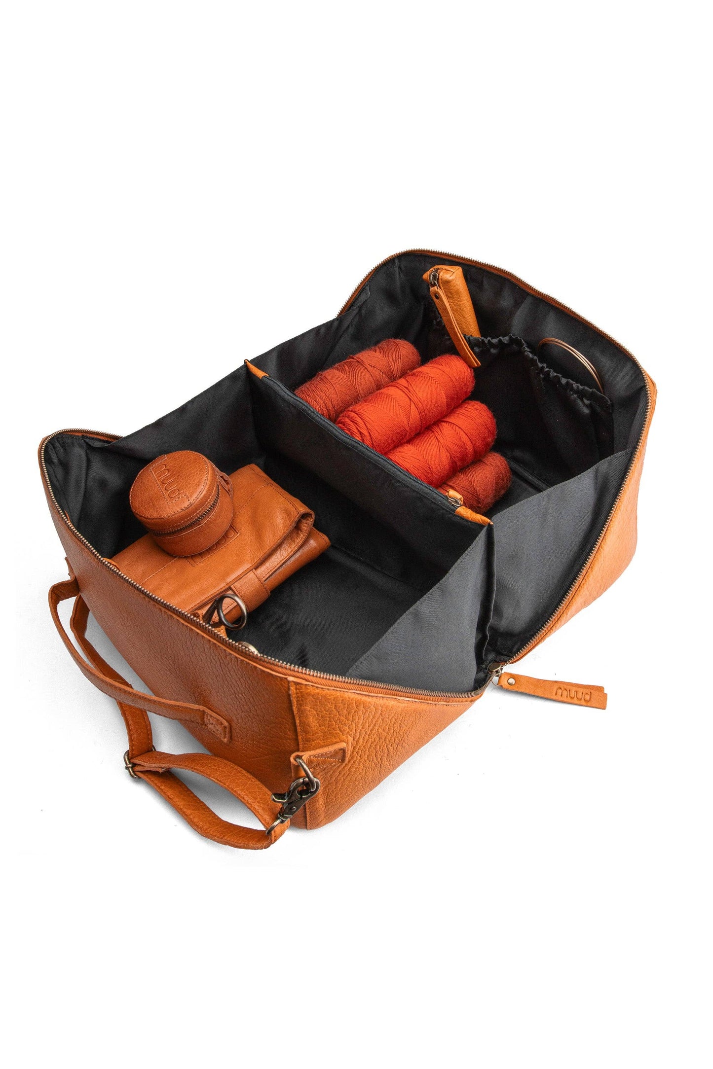 Cleo XL Project Bag: Whisky / One size