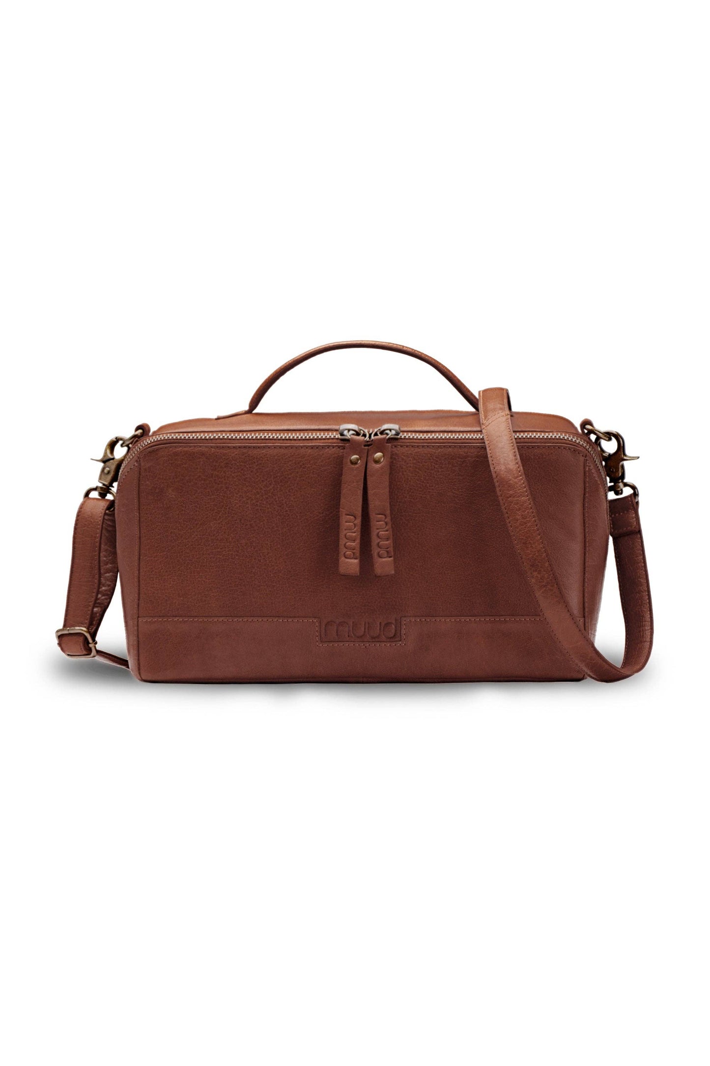 Cleo midi Project Bag: Rich Brown