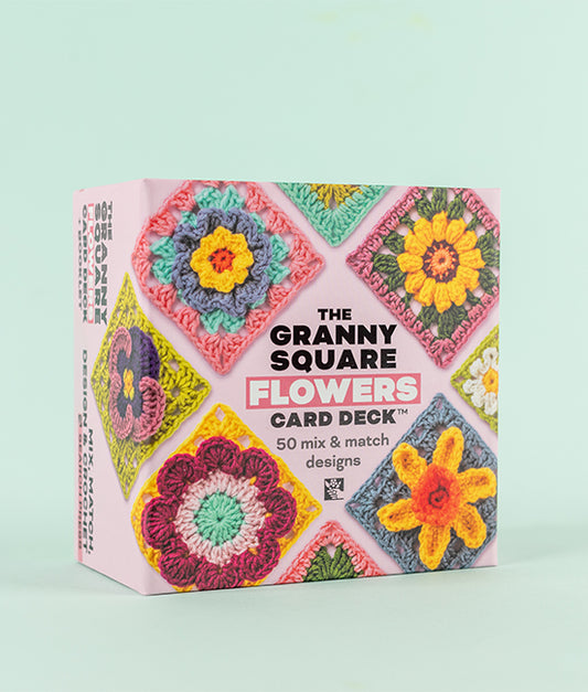 The Granny Square Flower Card Deck by Claire Montgomerie