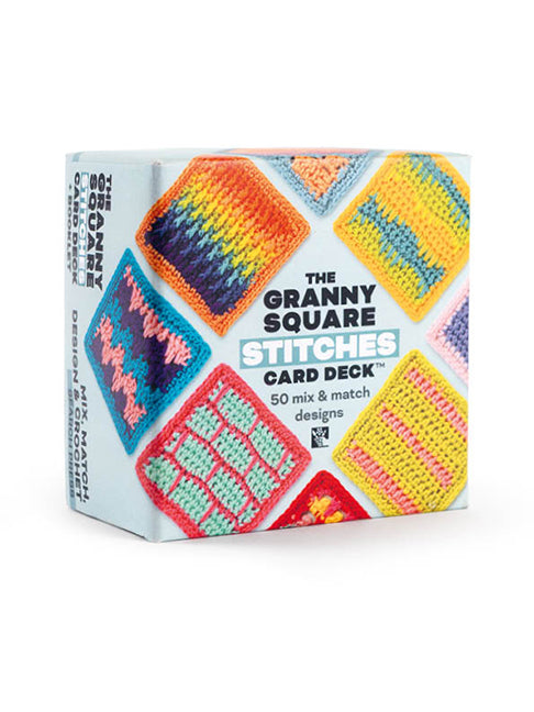The Granny Square Stitches Card Deck by Claire Montgomerie