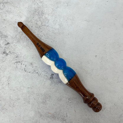 Hand Carved Wooden Crochet Hooks