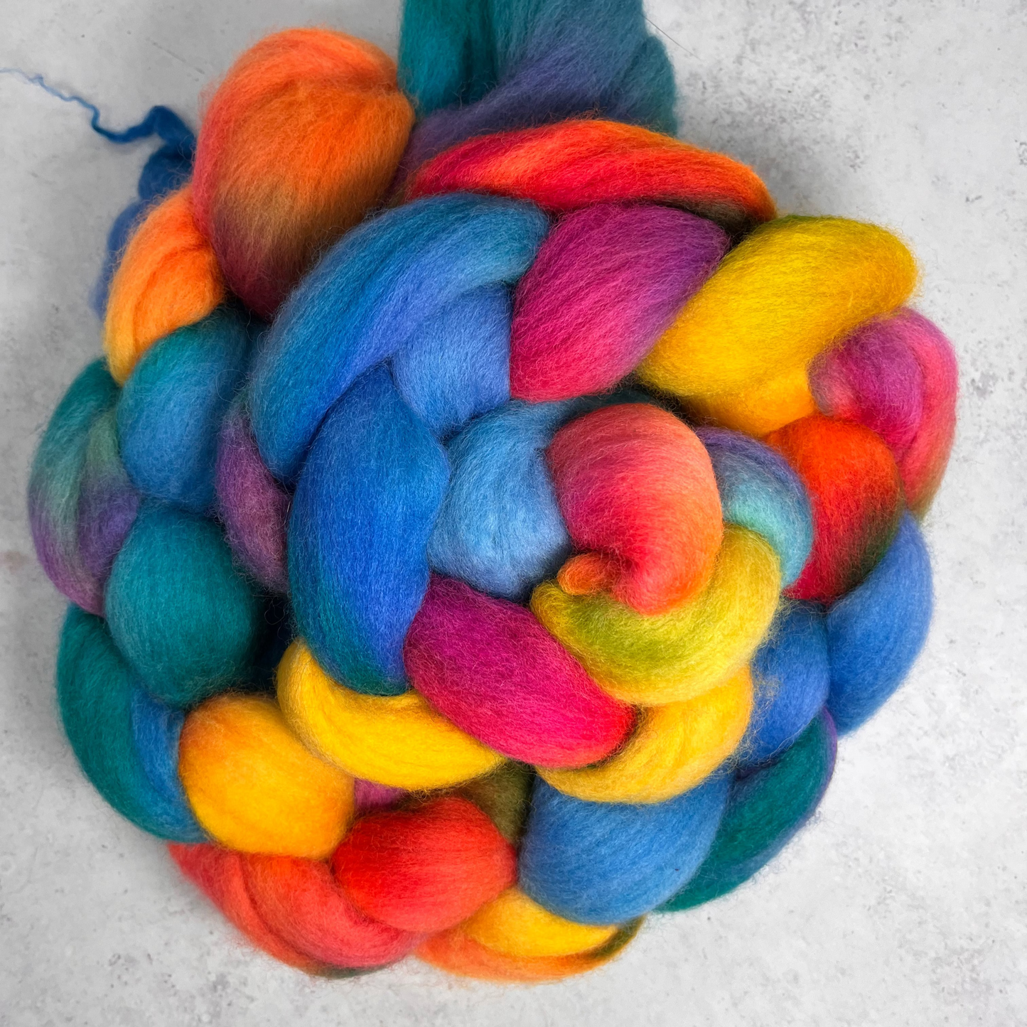 NEW Hand Dyed Polwarth Fibre