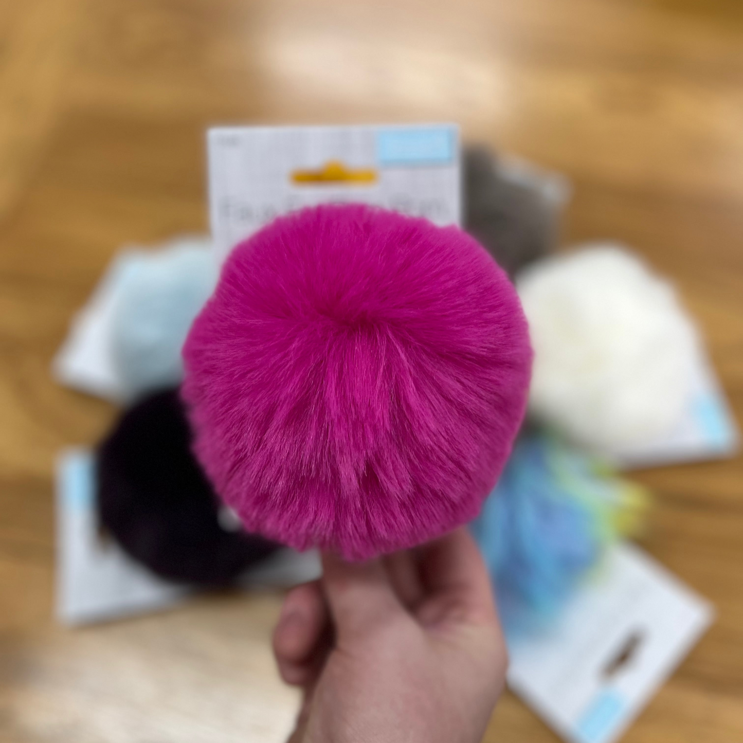 Trimit Faux Fur Pom Poms