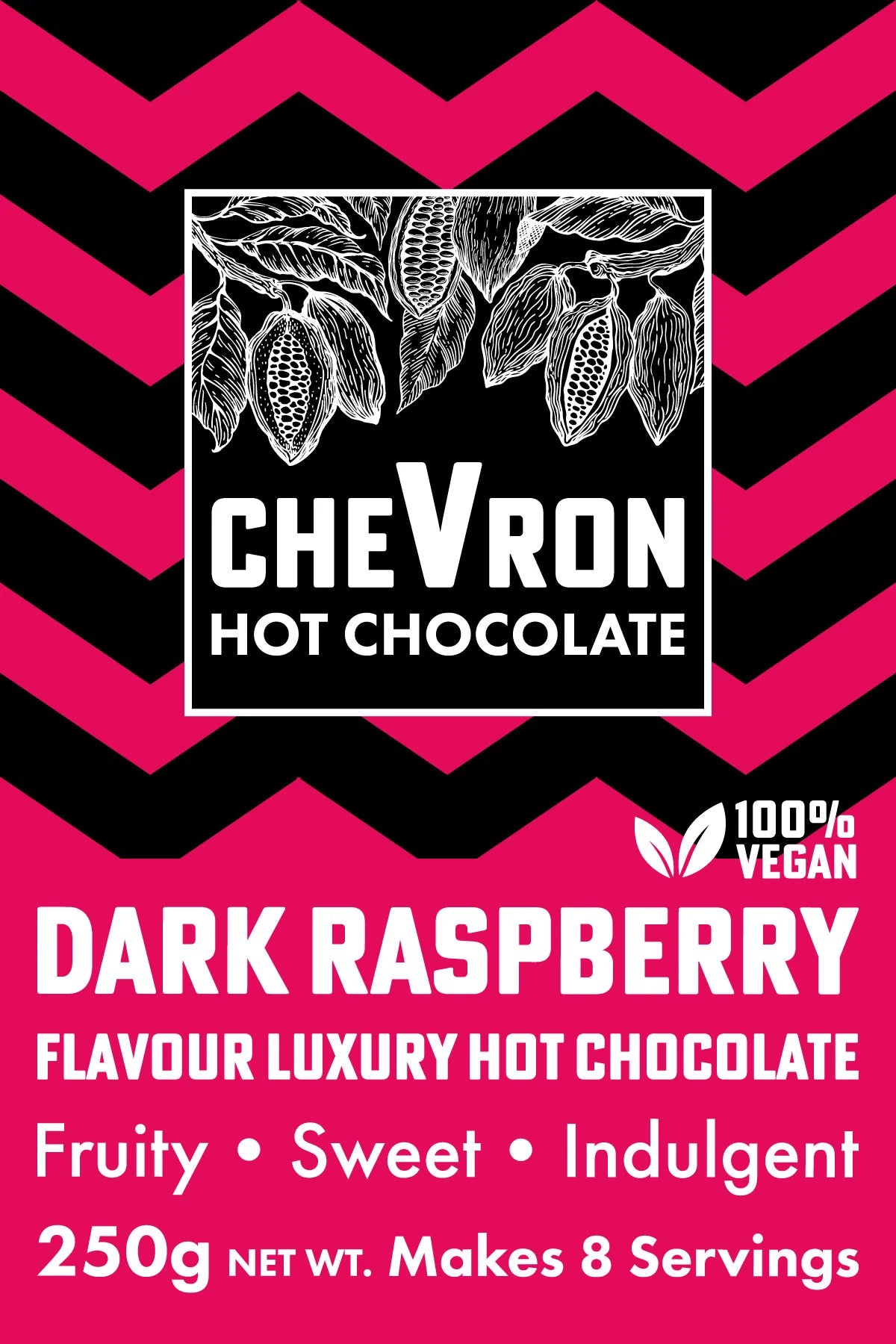 Chevron Hot Chocolate 250g Pouches