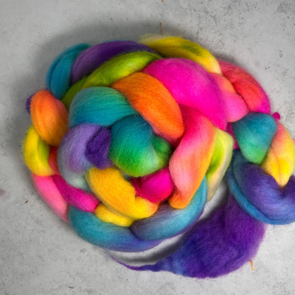 NEW Hand Dyed Polwarth Fibre