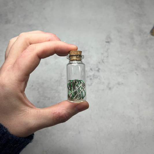 Glass Bottle Stitch Marker