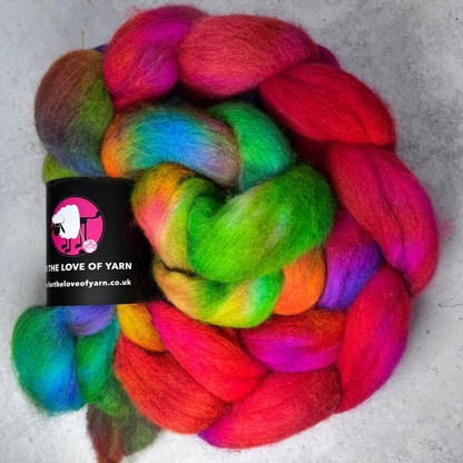 NEW Hand Dyed Polwarth Fibre