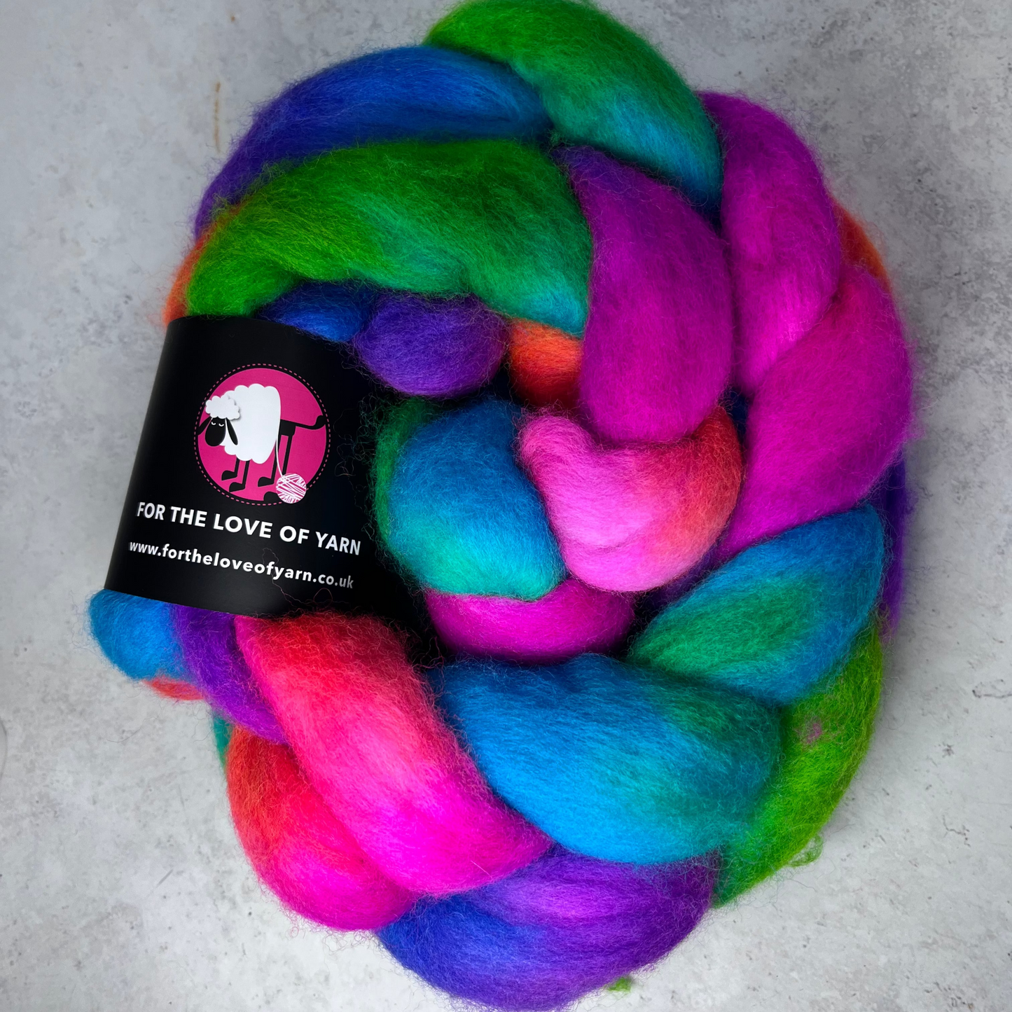 NEW Hand Dyed Polwarth Fibre