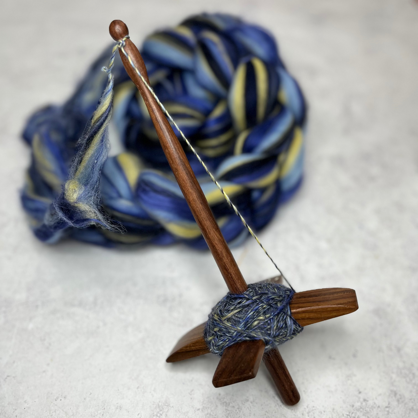 Hand Carved Indian Turkish Spindle