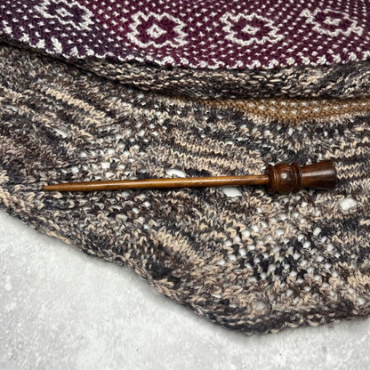 Hand Carved Indian Shawl Pin