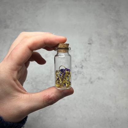 Glass Bottle Stitch Marker