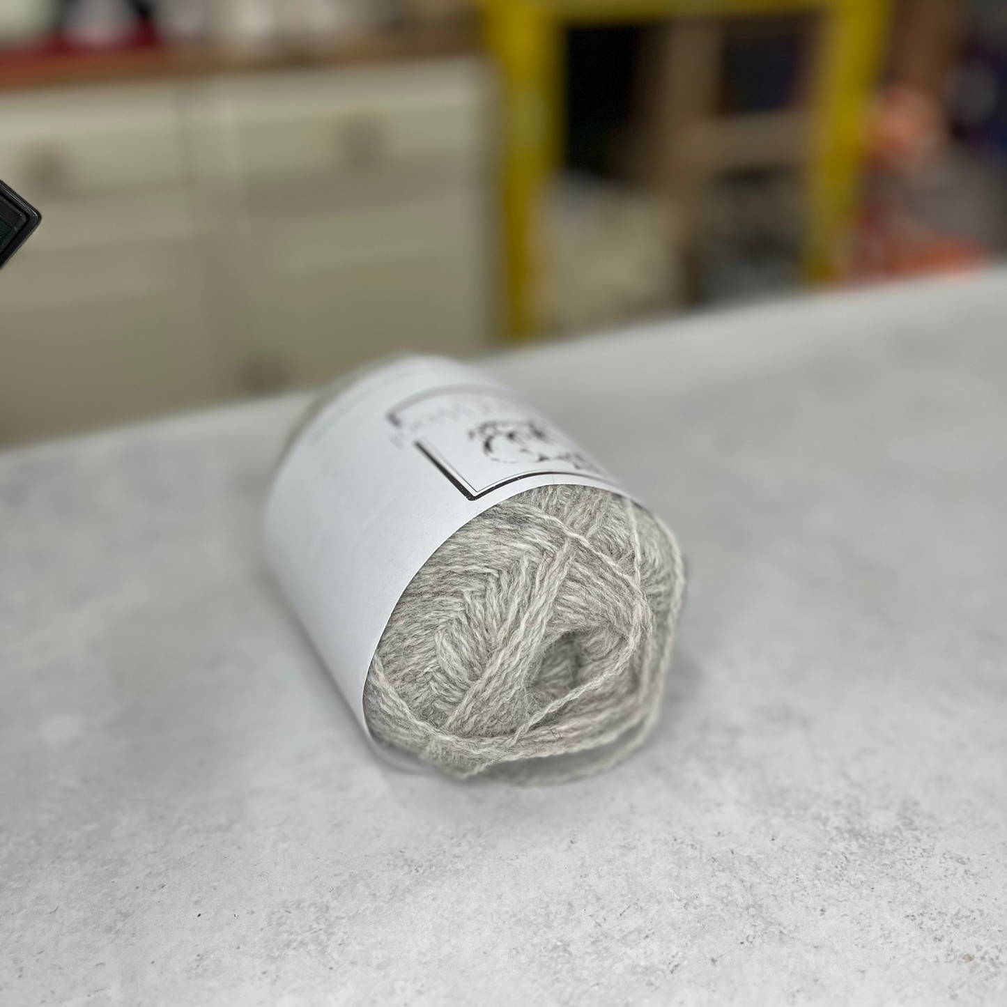 Burnfoot Wool: Naturally Blended Grey 4ply